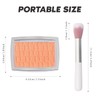 LYBHDAFA Coral Blush Powder Blush for Cheeks with Brush, Matte