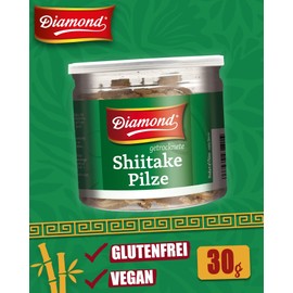 Diamond Shiitake Tonko Mushrooms Dried Cut Pack of 3 x 30 g