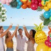 120Pcs Tropical Party Decorations - Hawaiian Balloons, Tropical Balloons &