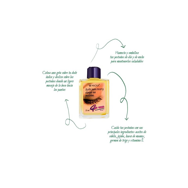 Prosa Aceite para crecer y alargar sus pestañas Prosa 4