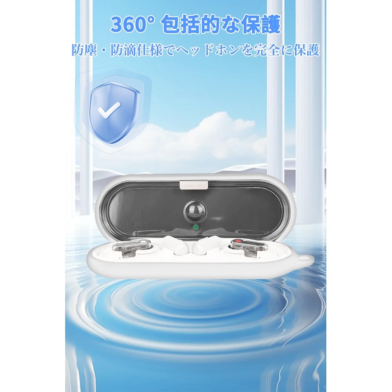 Mosasa Case for Nothing Ear (open), Clear TPU Case, Convenient