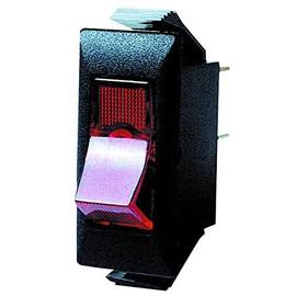 EATON - 1500R11E - SWITCH, ROCKER, SPST, 15A, 250V, RED