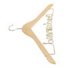 Wedding Hanger Anti Slip Wooden Clothes Hanger Iron Clothing Hanger