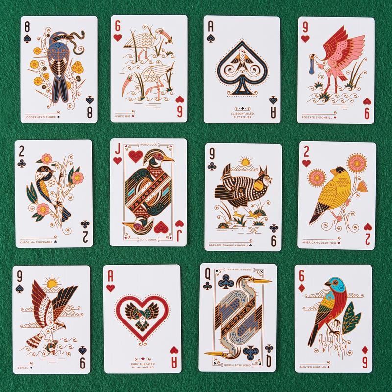 Bird in the Hand Playing Cards