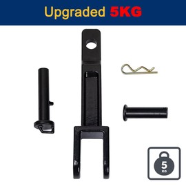 A20-6014 Single Tow Hook with Pull Pin (A65-6008) and Frame Pin (A65-6007) Compatible with Peterbilt 384 386 387 587 579/Kenworth T170 T270 T370 T660 T680 T700 T800 T880 T2000 W900