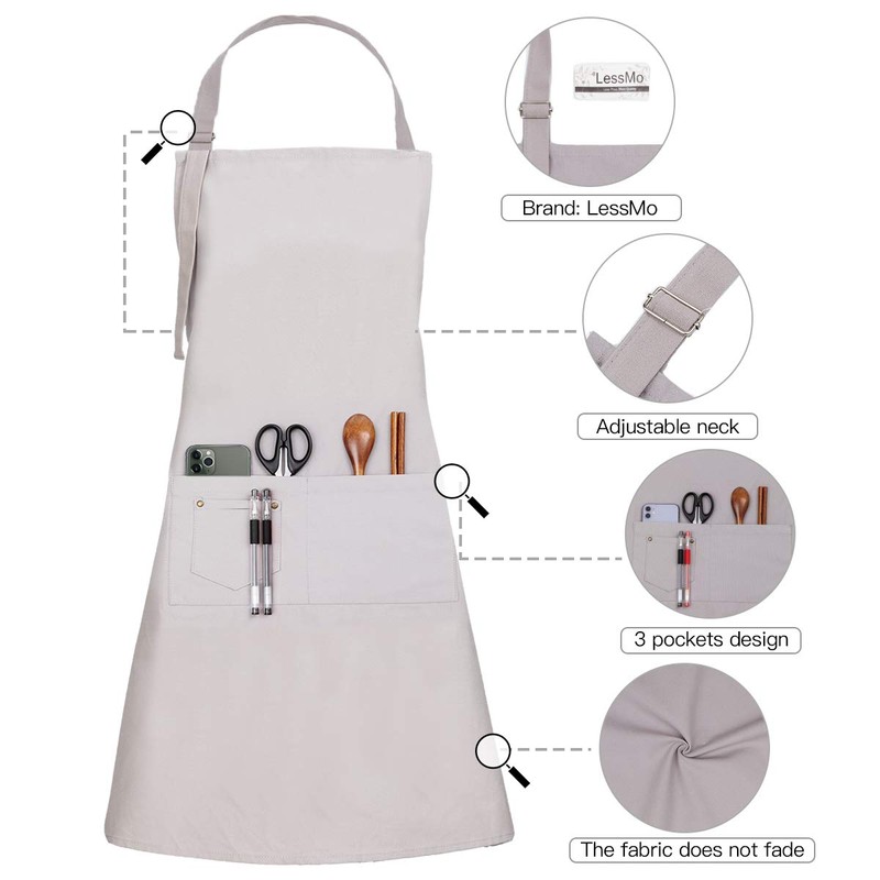 LessMo Apron, BBQ Apron and Cooking Apron in Professional Quality