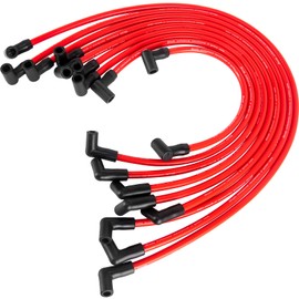 HOOTO High Performance 10.5mm Spark Plug Wires Set Fit for HEI BBC SBC 350 454 383 Electronic