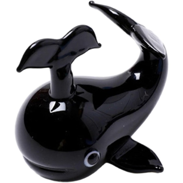 Joylern Glass Whale Ornament Crystal Whale Figurines Mini Sea Creature