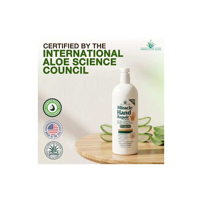 Miracle Crema de reparación de manos con 60% UltraAloe (32