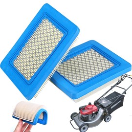 2 Pieces Air Filter for Briggs Stratton, Garden Air Filter, Lawnmower Air Filter, Lawnmower Air Filter, Lawn Mower Air Filter, for Lawnmowers and Tractors, Briggs and Stratton