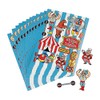 Fun Express Under The Big Top Sticker Sheets Party Accessory,