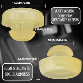 MEAJOO 2PCS Brake Pedal Stop Pad Replacement for Infiniti G20 G35 G37 I30 J30 Q45 Q60 Nissan Z Versa Xterra Stanza 350Z 46584-S0100 46584S0100