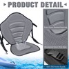 Lewtemi 2 Pack Kayak Seats with Back Support Padded Boat