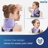 REVIX Neck Heating Pad Microwavable Heated Neck Wrap with Moist