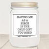 You Nique Designs Having Me as a Niece 8oz Candles