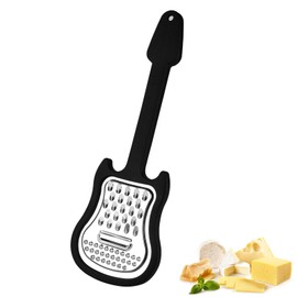 Lyreh Hand Held Cheese Grater, Stainless Steel Chopper with Handle, Multifunctional, Guitar Shape, Kitchen Slicer, Grater, Zester for Cheese, Vegetables, Fruits, Salad