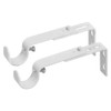 Adjustable Brackets for Curtain Rods - for 7/8 or 1