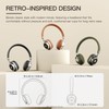 iKF Rona Retro Classic Active Noise Cancelling Wireless Headphones, Bluetooth