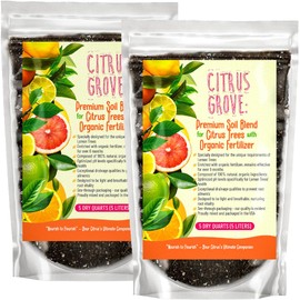 GARDENWISE Premium Organic Citrus Potting Soil for Indoor/Outdoor Plants - Perfect for Oranges, Lemons, Limes & Grapefruits Trees - Hand Blended for Optimal Growth (10 QUARTS)