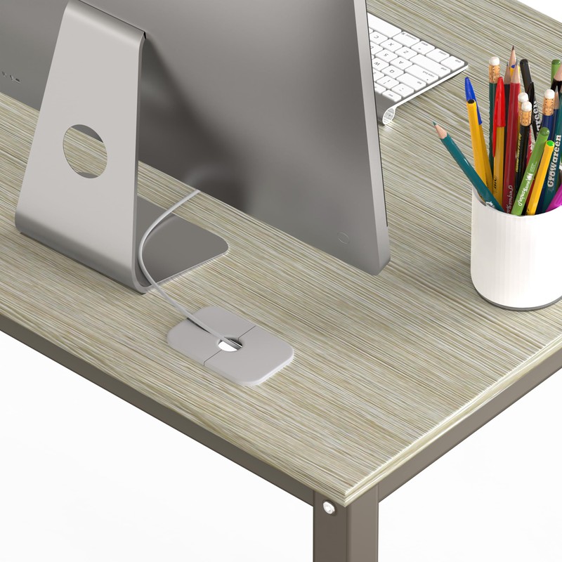 SHW 48-Inch Commercial-Grade Office Computer Desk, Maple