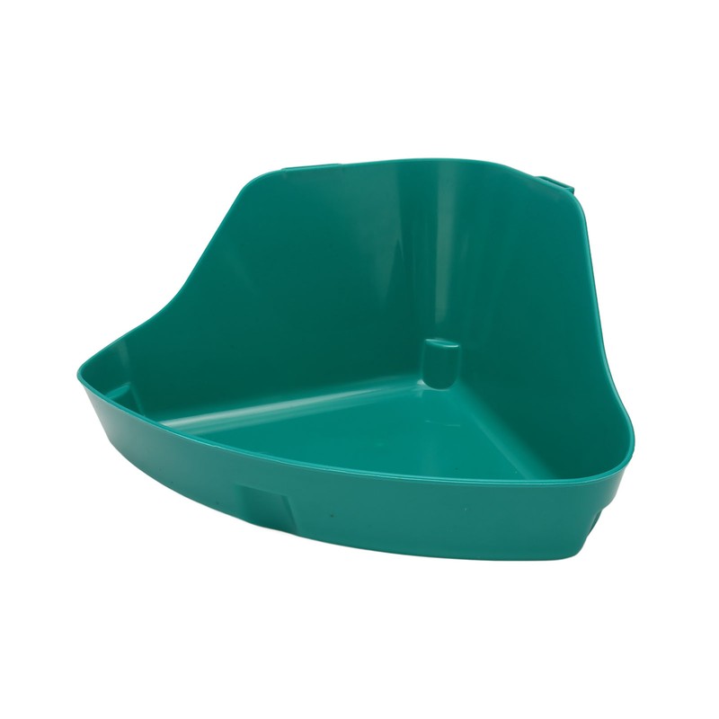 Small Animal Litter Box Fanshaped Rabbit Corner Toilet Box Potty