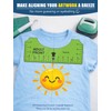 Vowlove Tshirt Ruler Guide for Vinyl Alignment: T Shirt Ruler
