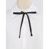 [Allegra K] Women's Solid Color Self Tie Neck Tie Adjustable