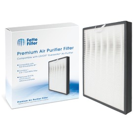 EverestAir-RF True Hepa H13 Filter Compatible with LEVOIT EverestAir Air Purifier with 3-in-1 True HEPA, High-Efficiency Activated Carbon, Part # LRF-E551-WUS - Pack of 1