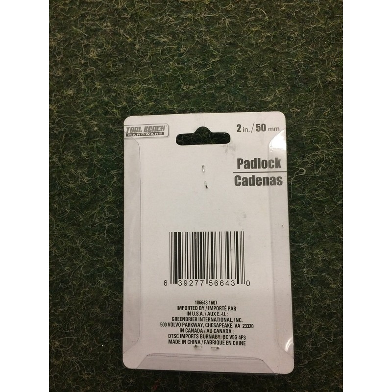 Padlock with Three Keys