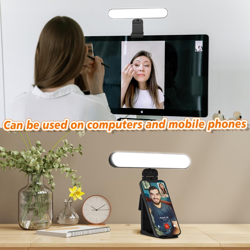 SMOCTAR Video Conference Light for laptop & phone, Desk Ring
