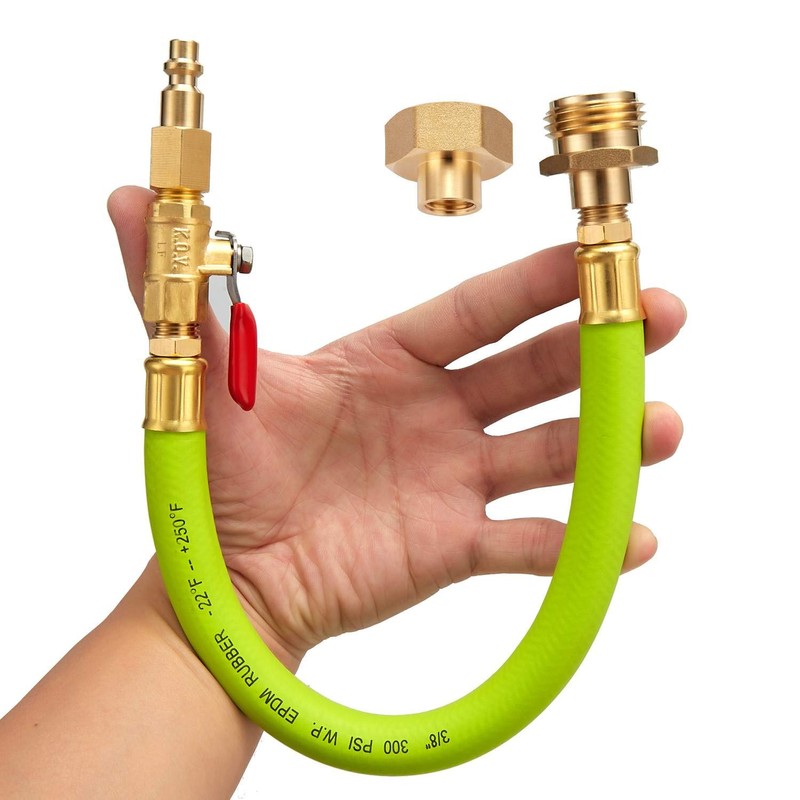 Minimprover Lead -Free Brass 16.9" Winterize Sprinkler System RV Motorhome