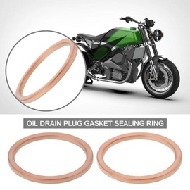 VGOL Oil Drain Plug Seals Compatible with Simson S50 S51 KR51 Star Habicht Duo Outer Diameter 22 mm Inner Diameter 18 mm Height 1.5 mm Metal Pack of 20