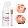 Kit Lash Shampoo Espuma Y Brocha Para Extensiones Pestañas