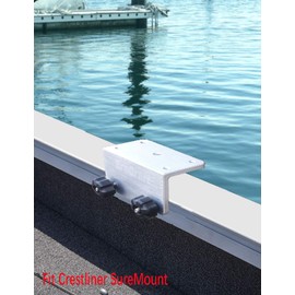 Brocraft Universal Track Bracket for Crestliner SureMount System/Crestliner Boat Suremount Bracket/Crestliner Boat Rod Holder Mount