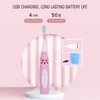 Kids Electric Toothbrush Sonic Smart Timer Cartoon Shape Soft IPX7