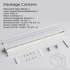 Allesin Motorized Blinds No Drill Automatic Zebra Shades with Remote
