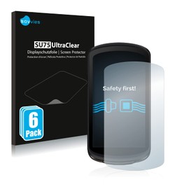 Savvies 6 Pack Screen Protector compatible with Garmin Edge 1040 Solar Protection Film Clear