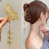 Govssing Pinzas Para Cabello Mujer Niña Mariposa Metal Horquilla 5pzs