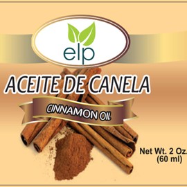 ELP Cinnamon Oil, Aceite de Canela 2 oz