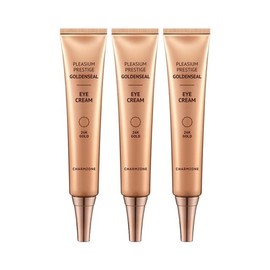 Chamzone Golden Seal Pure Gold 24k Anti-Wrinkle High-Nourishing Elasticity Eye Cream 30ml x 3 / 참존 골든실 순금 24k 주름개선 고영양 탄력 아이크림 30ml x 3개