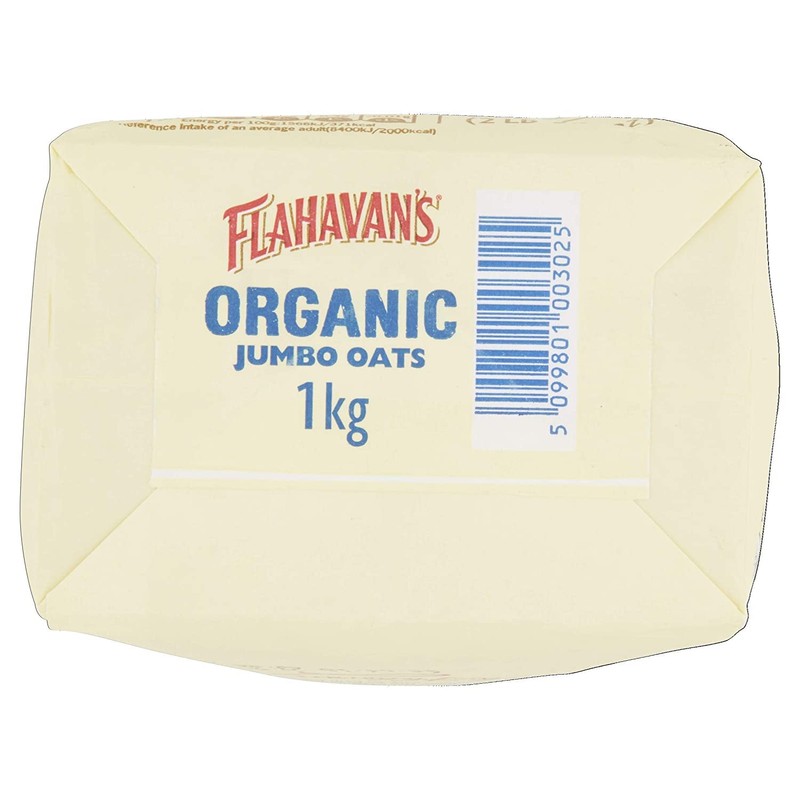 Flahavan's Organic Jumbo Oats - 1kg