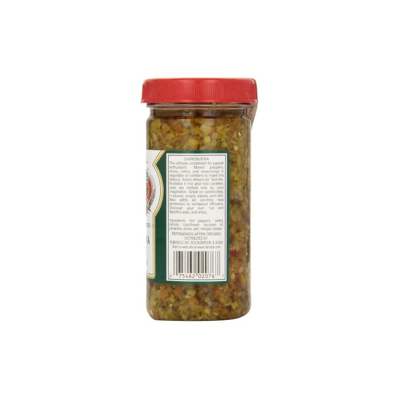 Dell Alpe, Giardinera Relish Hot, 8 oz