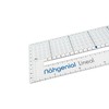 Farbenmix Nähgenial Stylefix Sewing Ruler with Cut-Out, 30 x 10