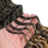 Ocean Wave Braiding Hair 24 Inch 3 Packs Deep Wave
