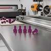 PrecisionGeek M5 x 10 mm Flat Knurled Thumb Screws – Purple