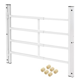 Prime-Line S 4772 21 In., White, Carbon Steel, Fixed 4-Bar Window Grill (Single Pack)