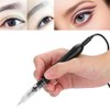 Electric Eyebrow Lip Microblading Tattoo Pen Semi Permanent Machine (Black)