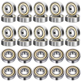 XSHAO® 30 Stk Kugellager 3x10x4 mm, 623ZZ Kugellager Miniatur Doppel Schild Lager Rillenkugellager für Drehbänke/Motoren/ 3D-Drucker/Quadrocopter Oder Modelle