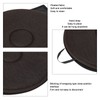 Swivel Seat Cushion Double Layer Washable 360 Degree Rotating Seat