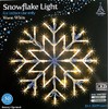 WARM WHITE SNOWFLAKE WINDOW LIGHT CHRISTMAS XMAS LED LIGHT